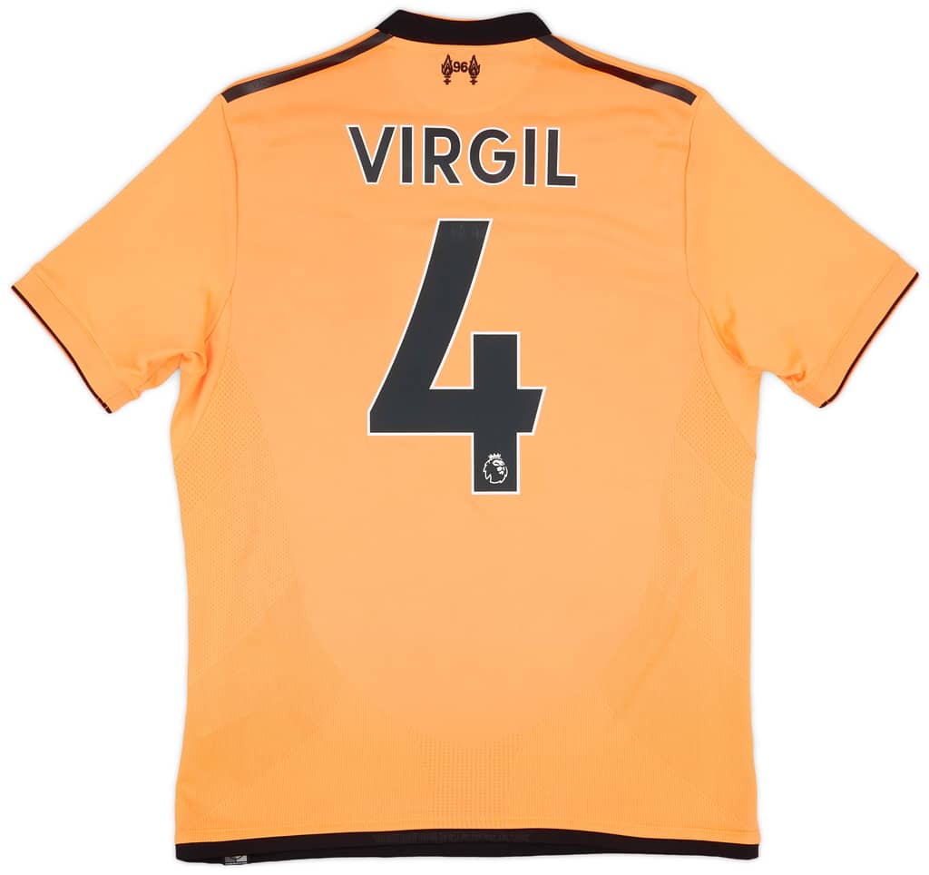 2017-18 Liverpool 125 Years Third Shirt Virgil #4 - 8/10 - (S)
