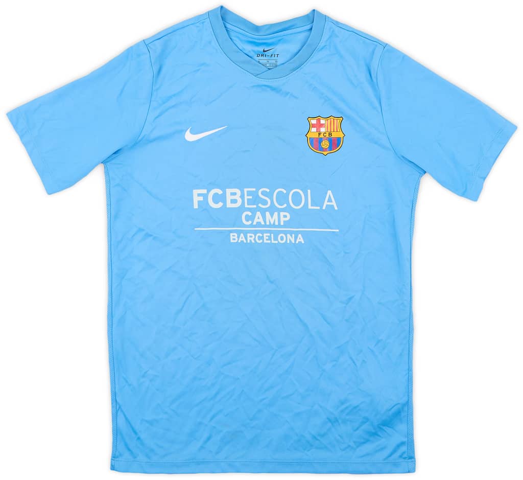 2017-18 Barcelona 'FCBEscola Camp' Training Shirt - 8/10 - (XL.Boys)