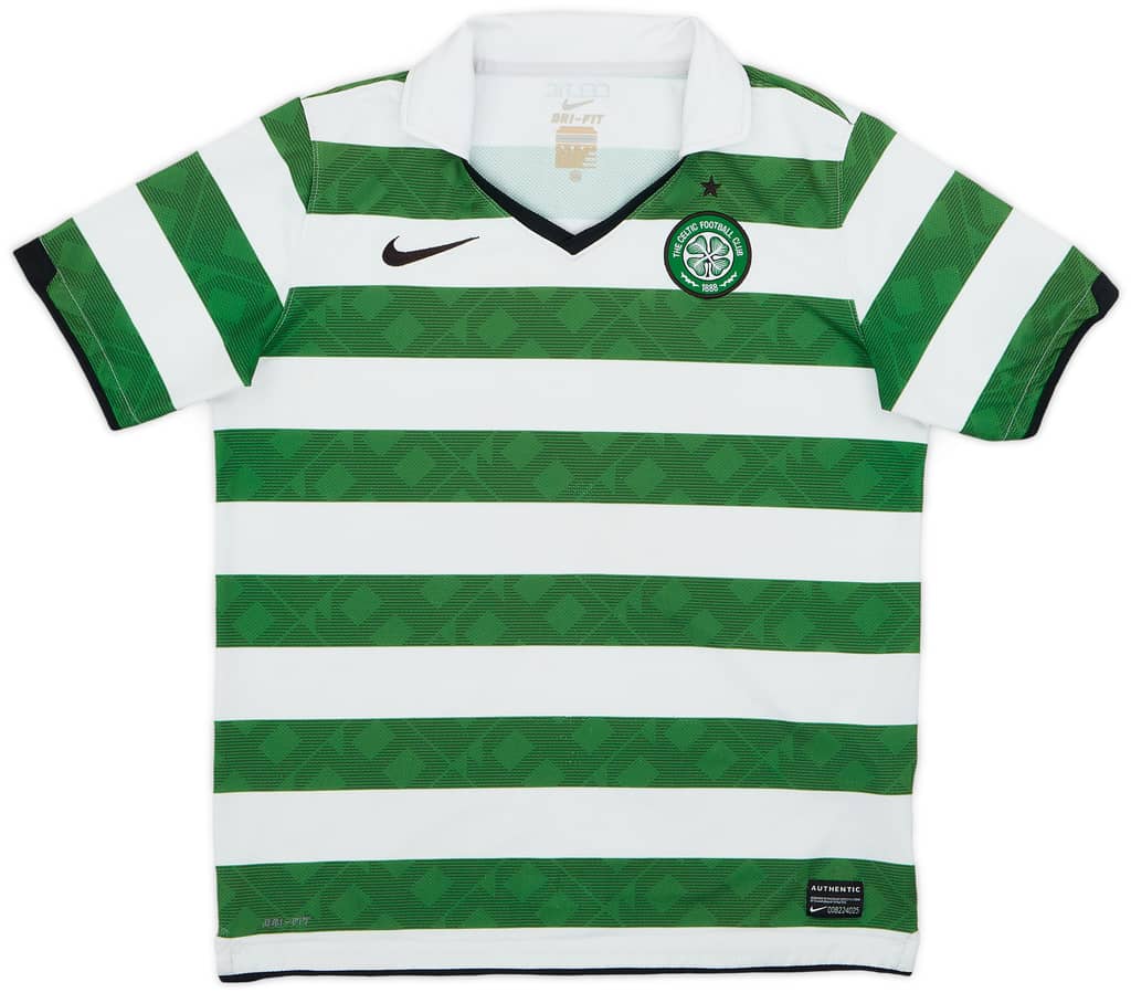 2010-12 Celtic Home Shirt - 7/10 - (XL.Boys)