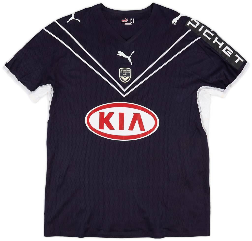 2008-09 Bordeaux Match Issue Home Shirt Bellion #11