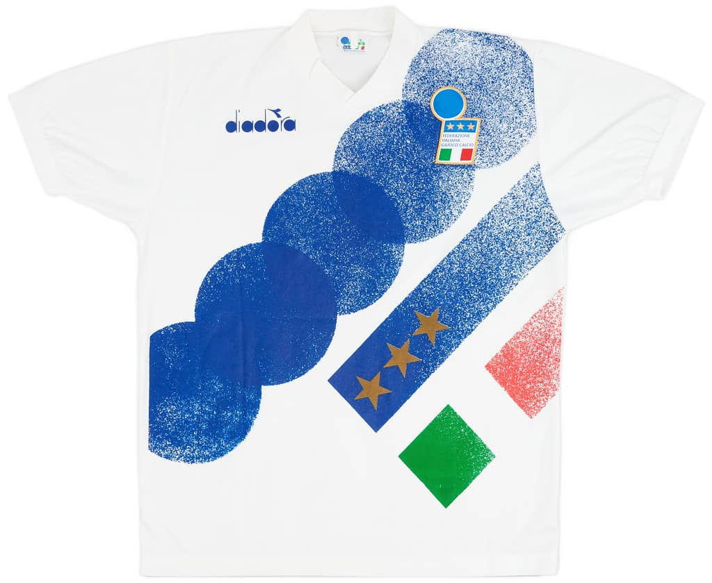 1992-94 Italy Diadora Training Shirt - 5/10 - (L)