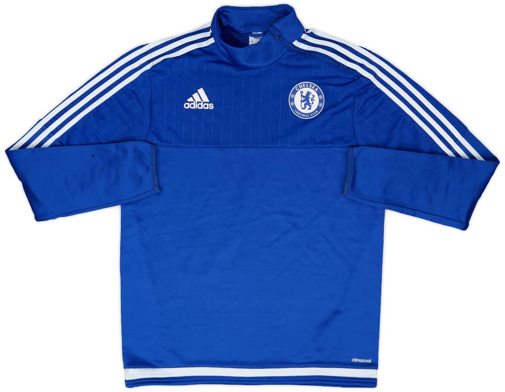 2015-16 Chelsea adidas 1/4 Zip Drill Top - 8/10 - (M)