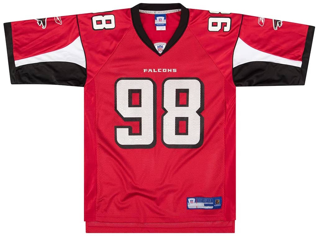 2007 Atlanta Falcons Anderson #98 Reebok On Field Jersey (Home) M