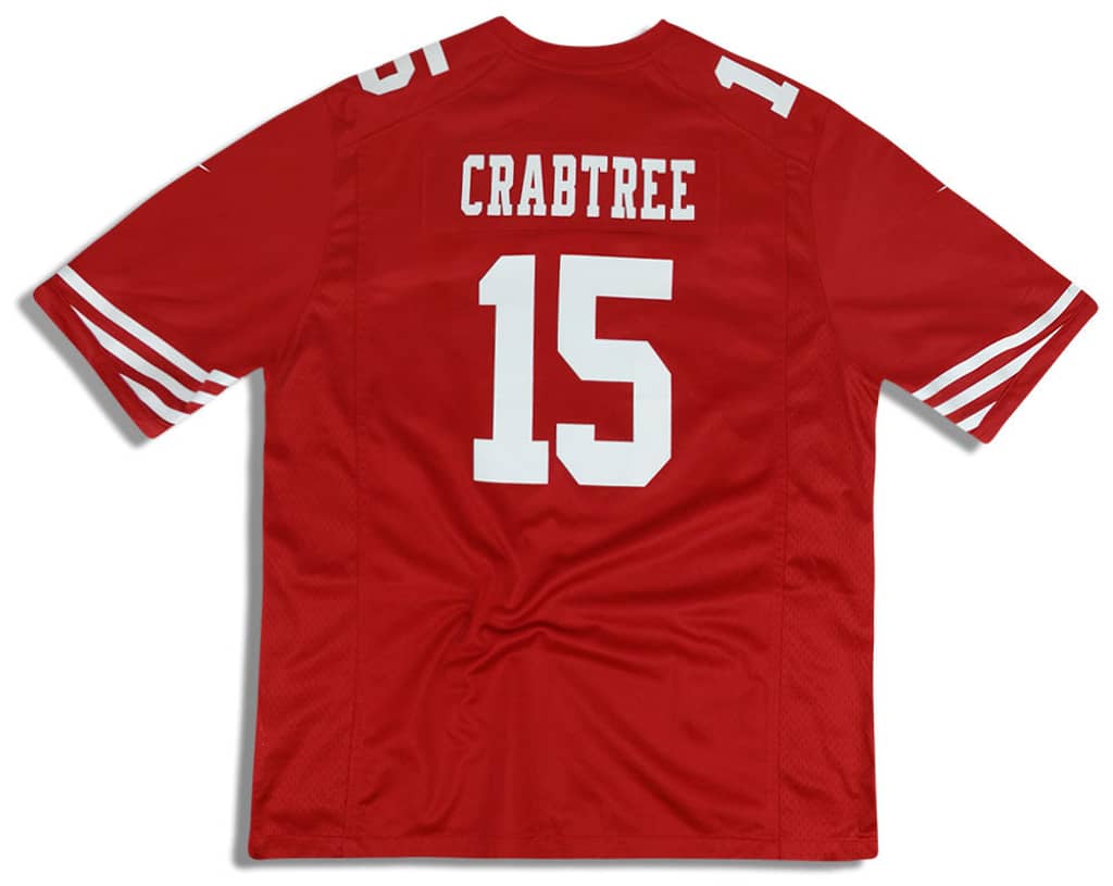 2012-14 San Francisco 49ers Crabtree #15 Nike Game Jersey (Home) XXL