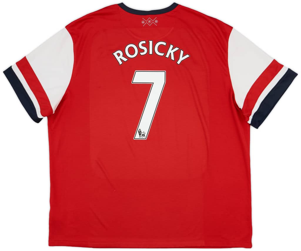 2012-14 Arsenal Home Shirt Rosicky #7 - 6/10 - (3XL)