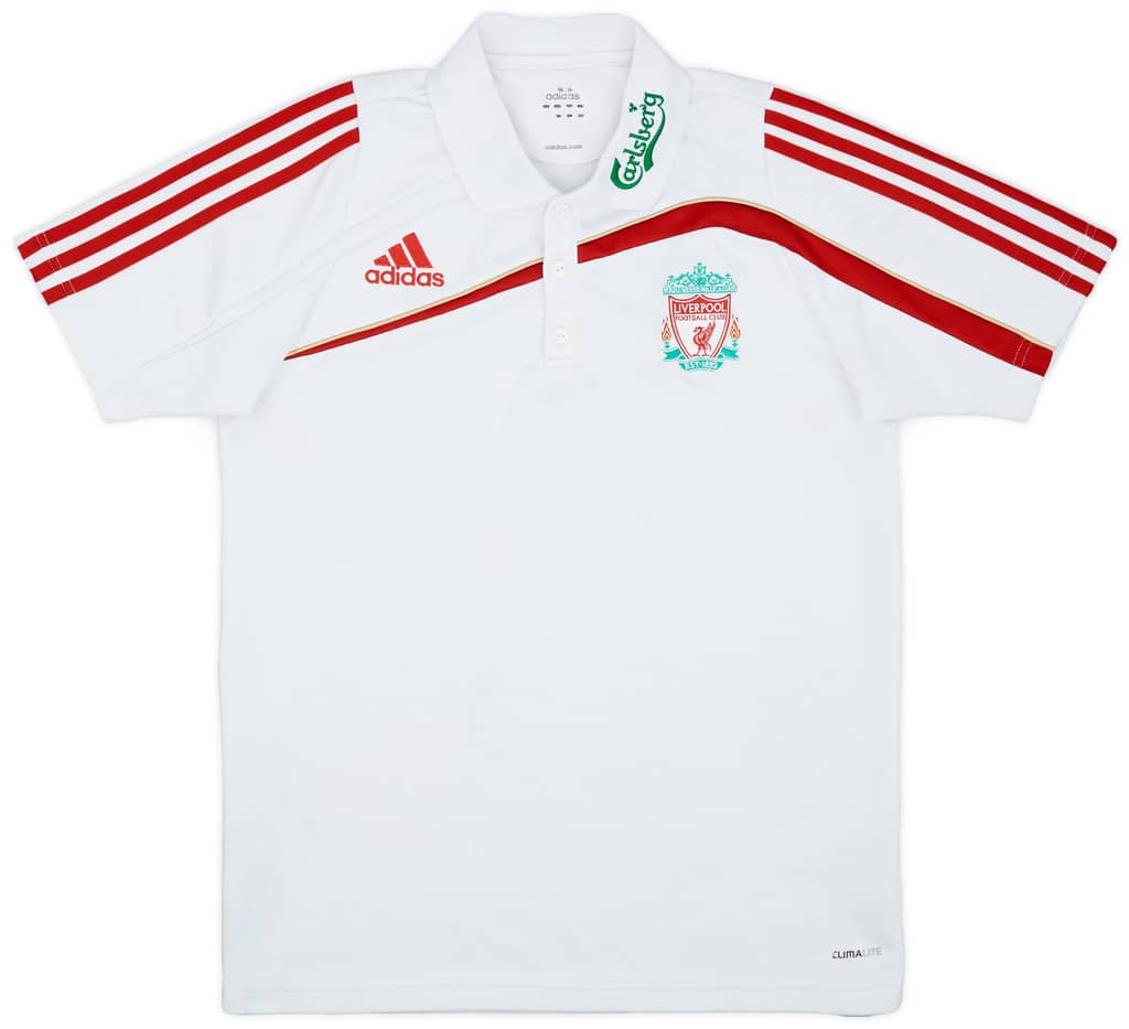 2009-10 Liverpool adidas Polo Shirt - 7/10 - (M)