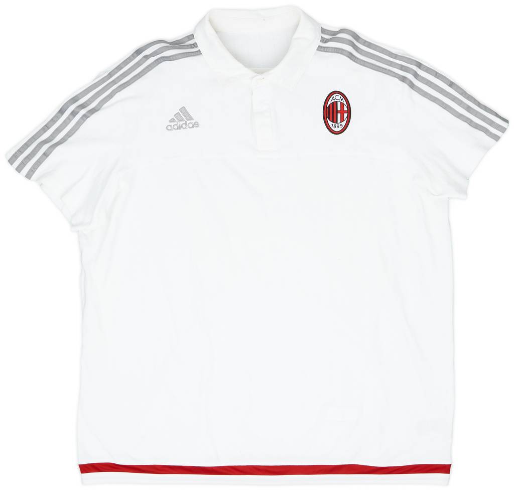 2015-16 AC Milan adidas Polo Shirt - 8/10 - (XXL)