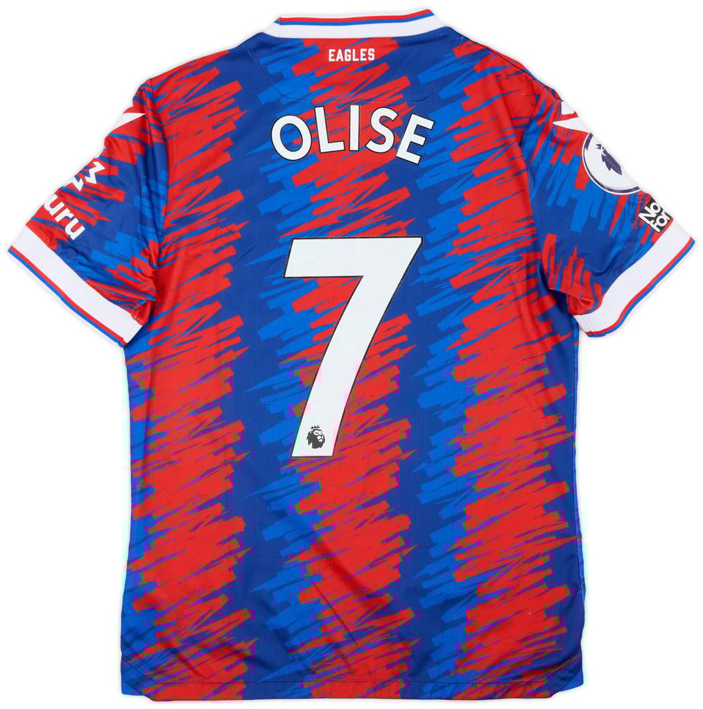 2022-23 Crystal Palace Match Issue Home Shirt Olise #7