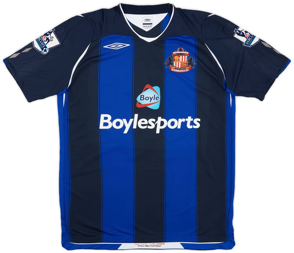 2008-09 Sunderland Match Issue Away Shirt Chopra #16