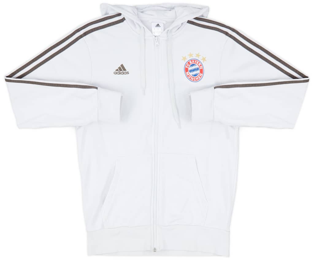 2017-18 Bayern Munich adidas Hooded Sweat Top - 6/10 - (S)