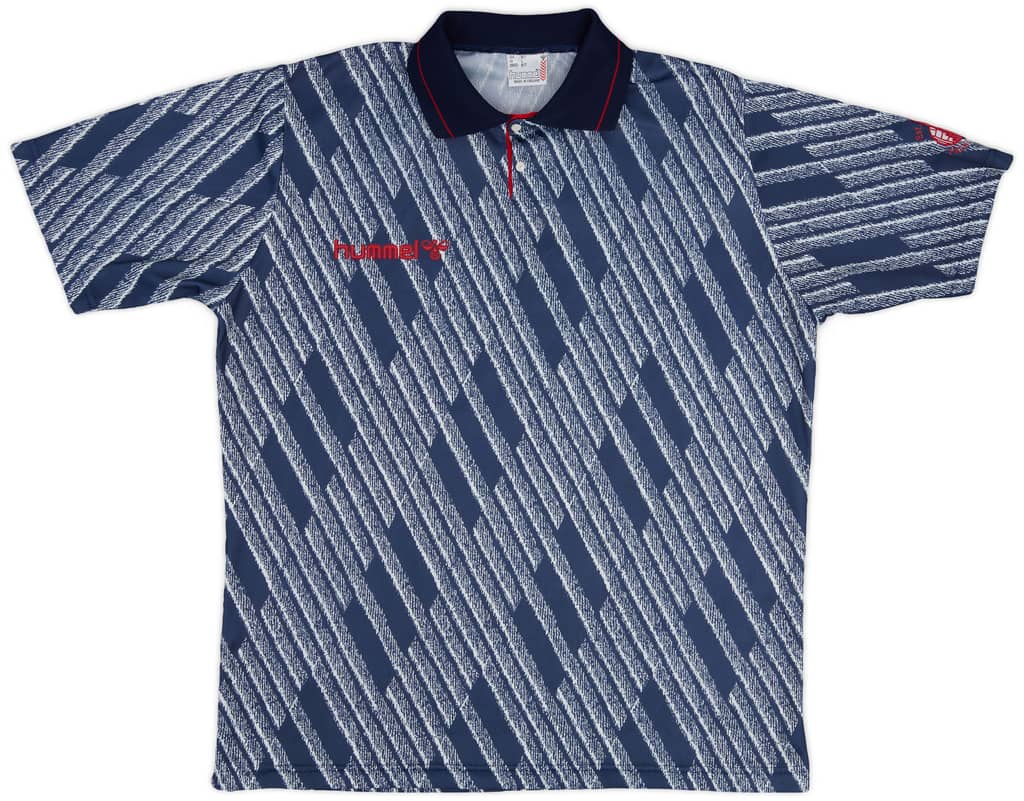 1991-94 Falkirk Hummel Training Polo Shirt - 8/10 - (XL)
