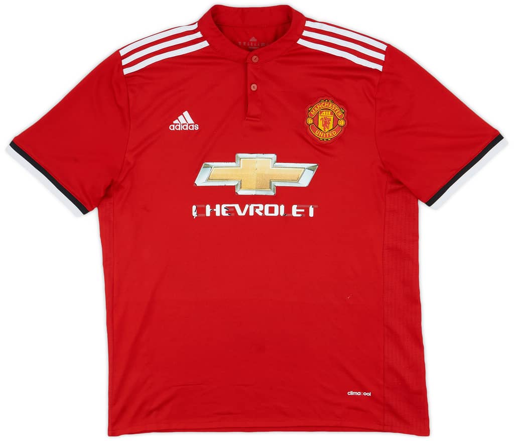 2017-18 Manchester United Home Shirt - 4/10 - (XL)