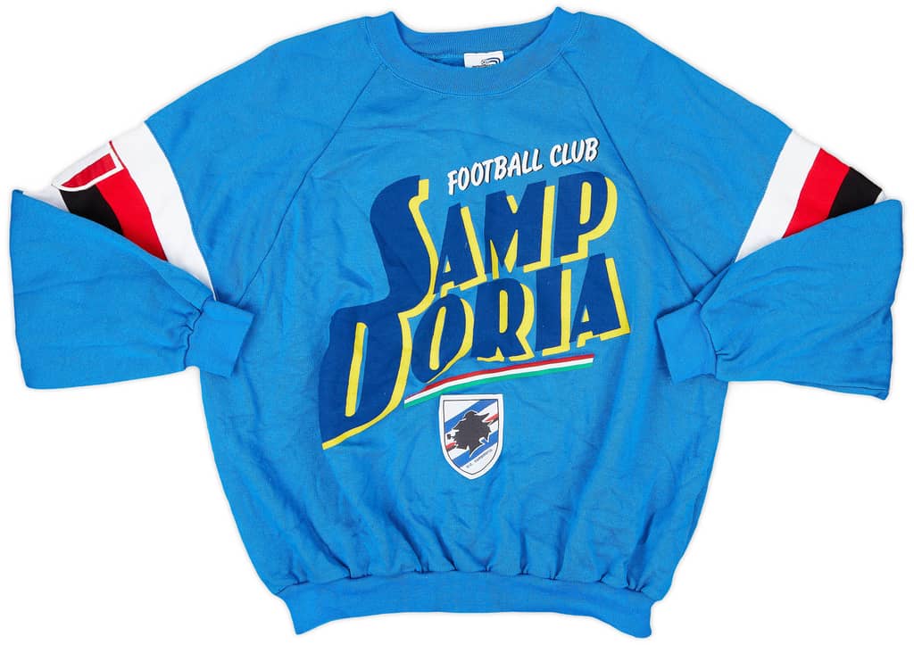 1990-91 Sampdoria Le Felpe Dei Grandi Club Sweat Top - 8/10 - (L)