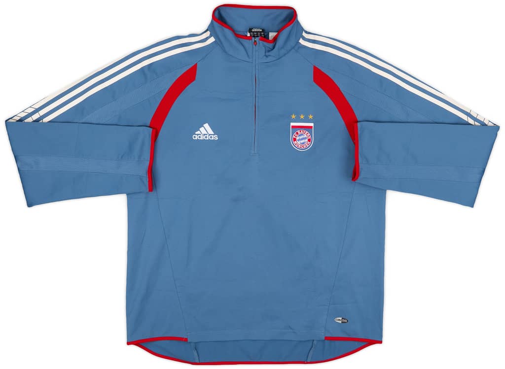 2005-06 Bayern Munich adidas 1/4 Zip Drill Top - 9/10 - (M/L)