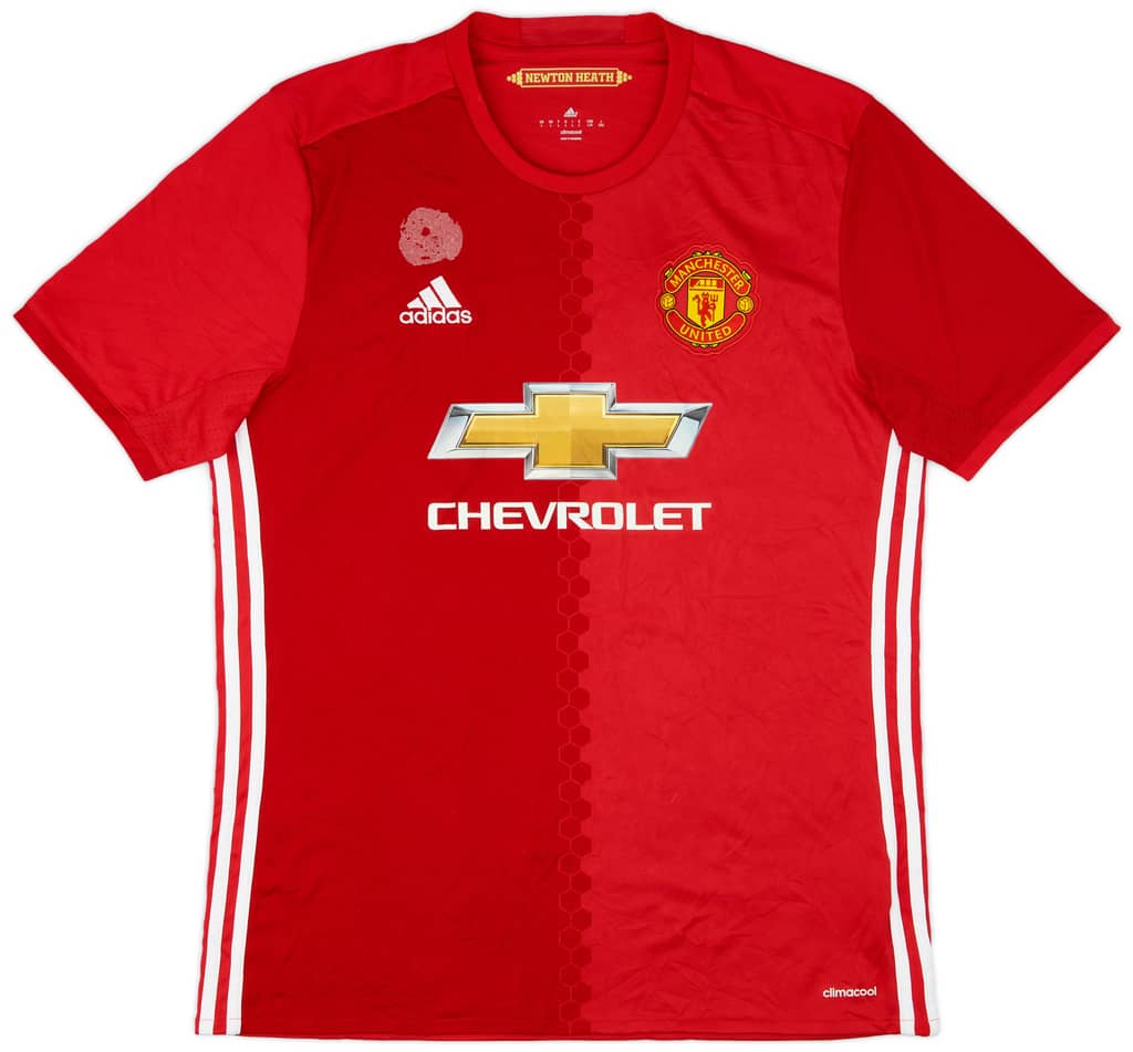 2016-17 Manchester United Home Shirt - 5/10 - (L)