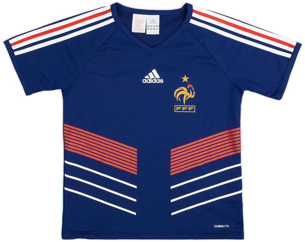 2009-10 France Basic Home Shirt - 8/10 - (L.Boys)