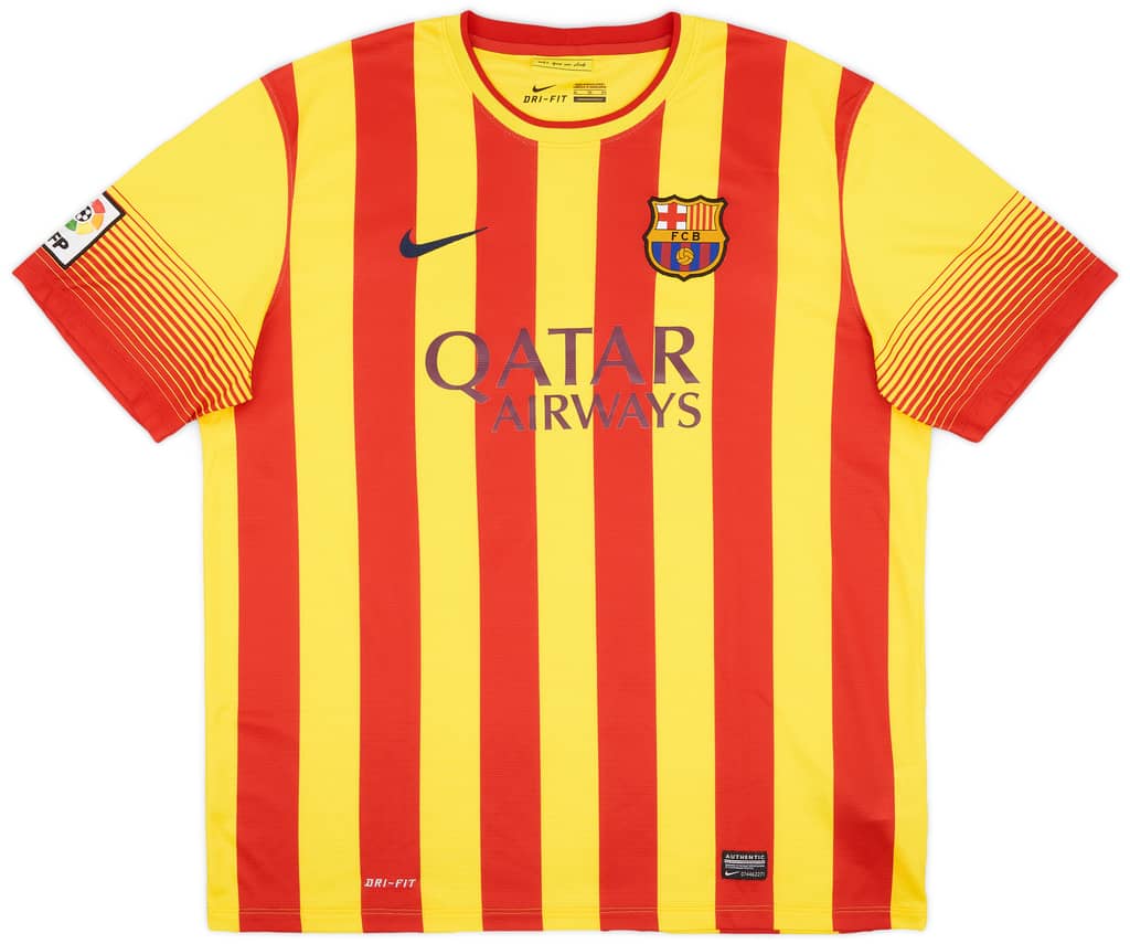 2013-15 Barcelona Away Shirt Messi #10 - 8/10 - (XL)
