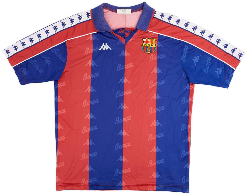 1992-95 Barcelona Home Shirt - 6/10 - (L)