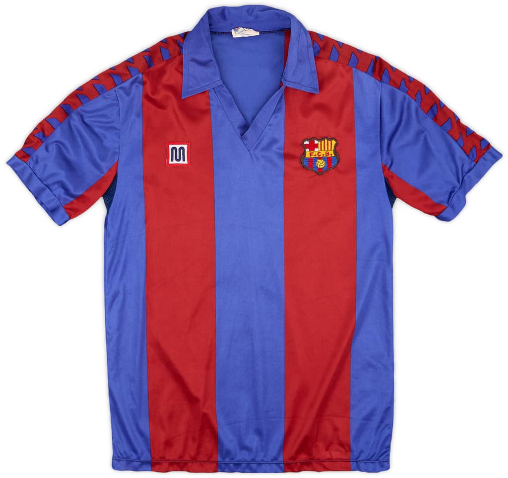 1984-89 Barcelona Home Shirt #8 - 8/10 - (S)