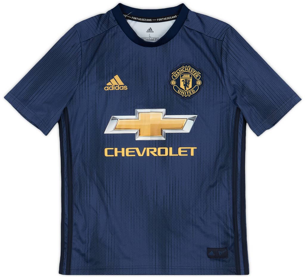 2018-19 Manchester United Third Shirt - 8/10 - (L.Boys)