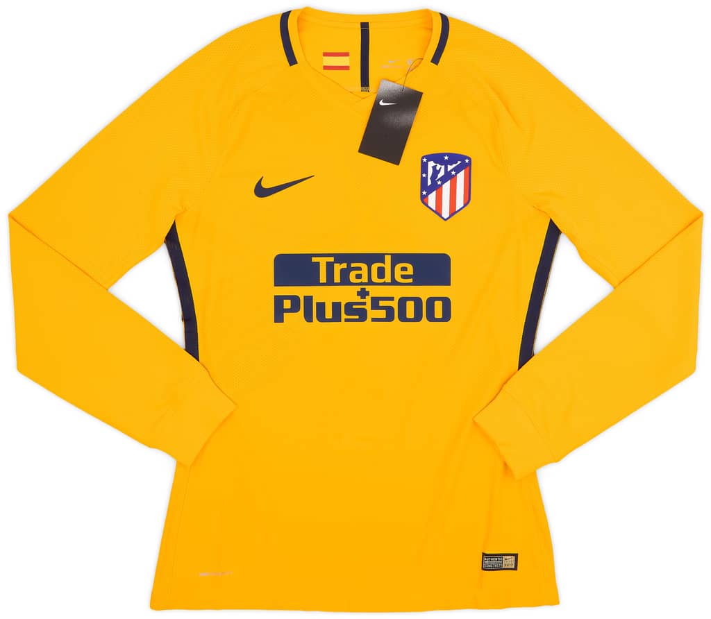 2017-18 Atletico Madrid Authentic Away L/S Shirt F.Torres #9 (M)