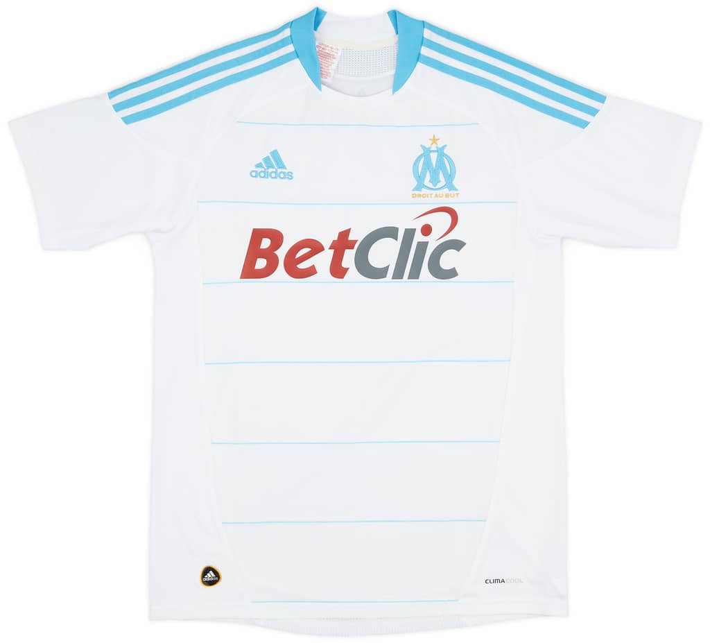 2010-11 Olympique Marseille Home Shirt - 9/10 - (XL.Boys)