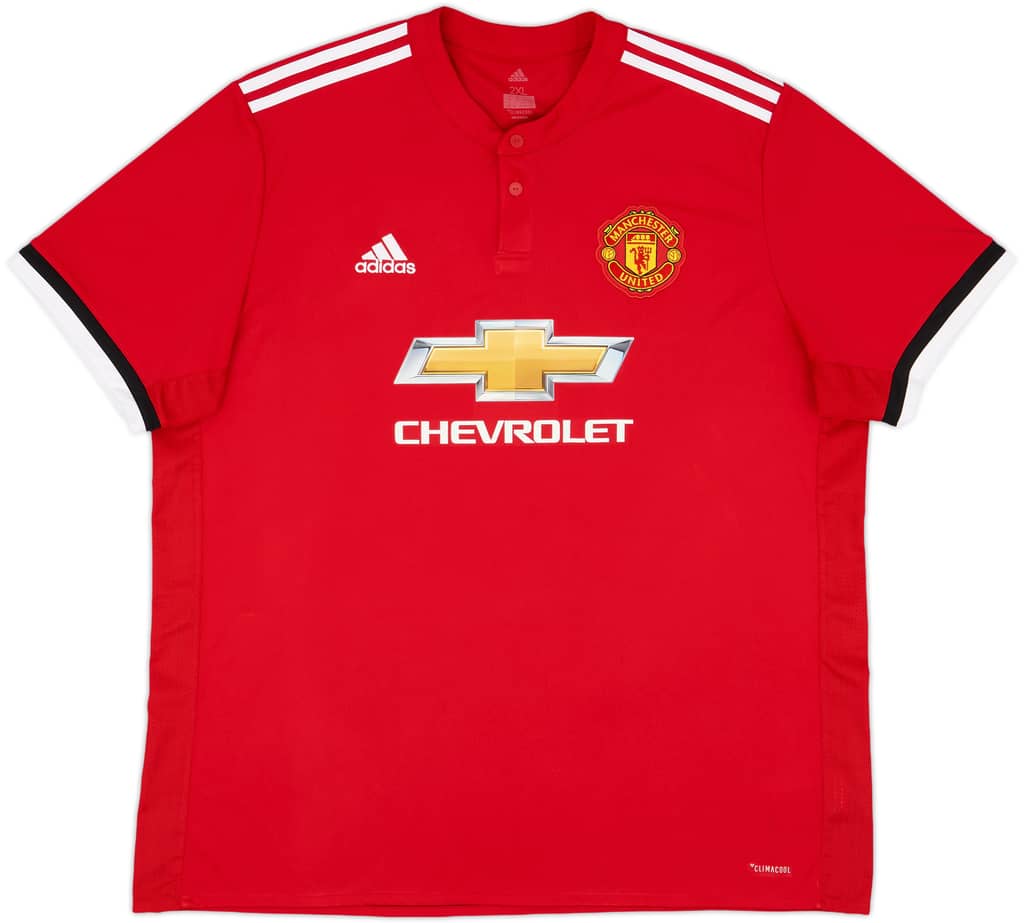 2017-18 Manchester United Home Shirt Lukaku #9 - 9/10 - (XXL)