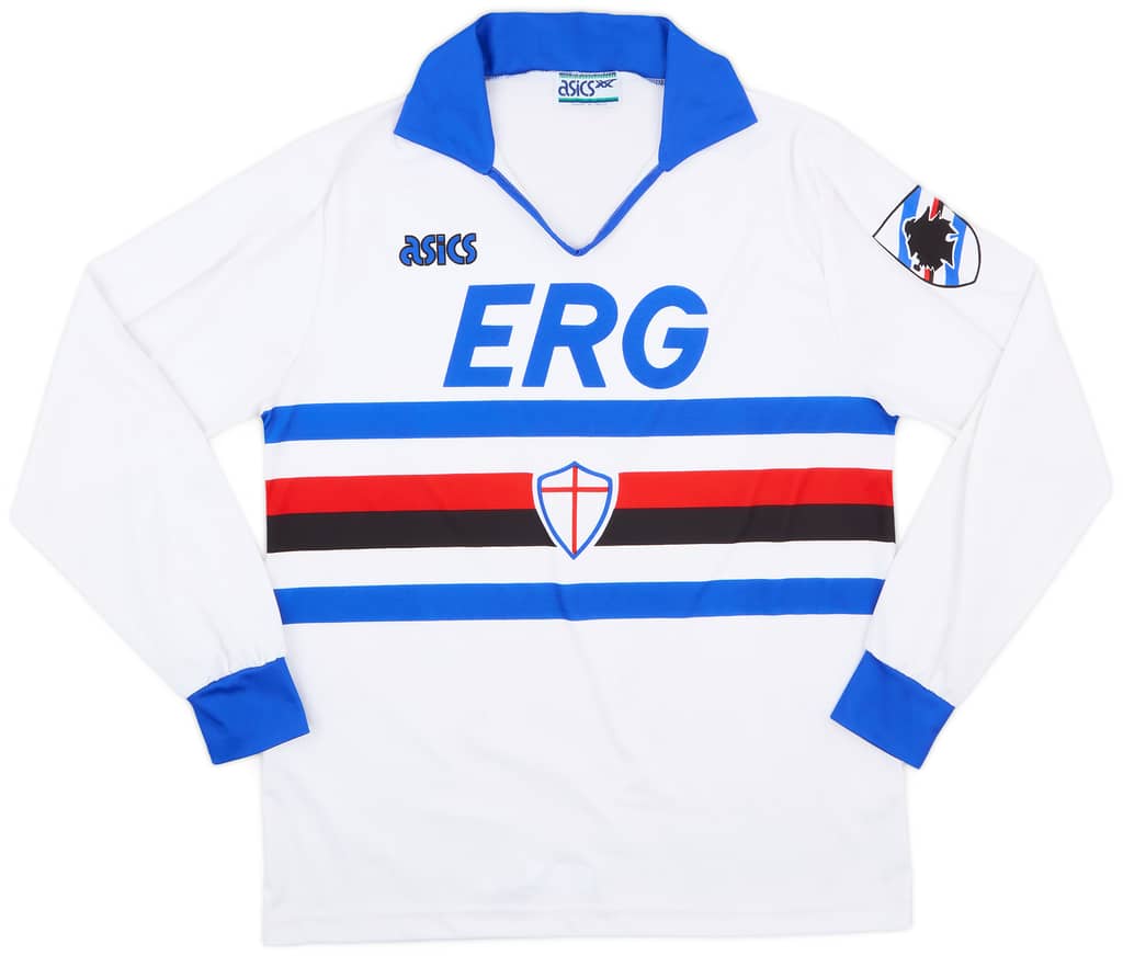 1990-92 Sampdoria Away L/S Shirt - 7/10 - (M)