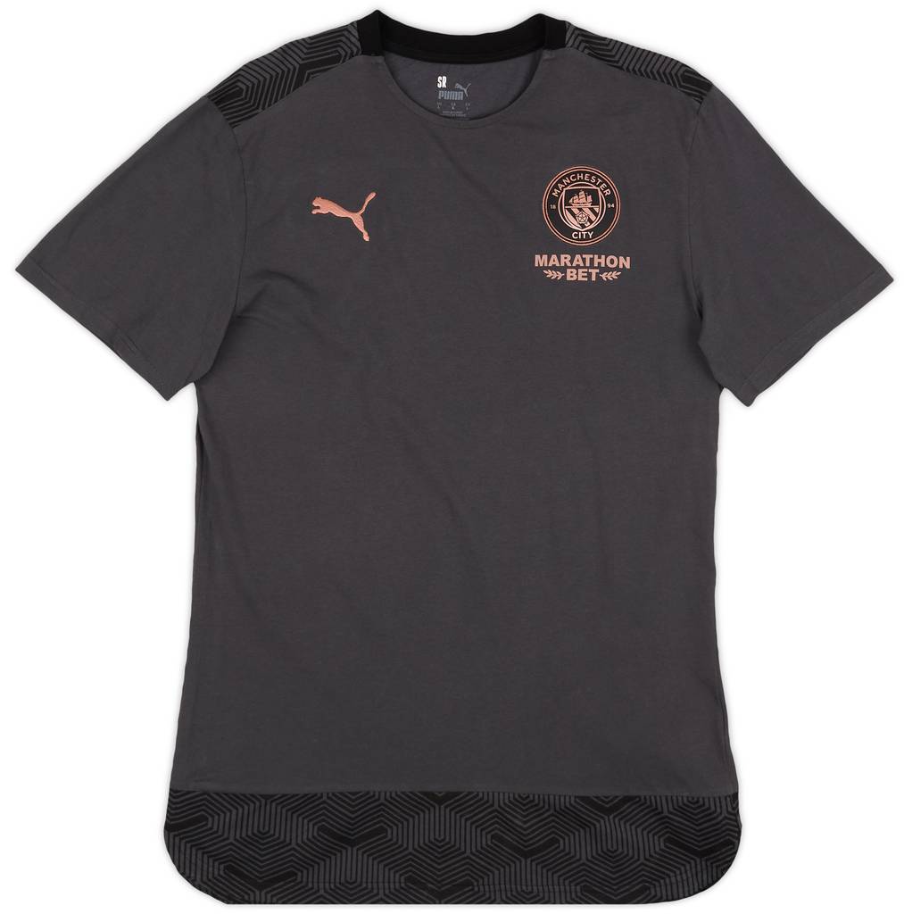 2020-21 Manchester City Staff Issue Casuals Tee # - 9/10 - (XL)