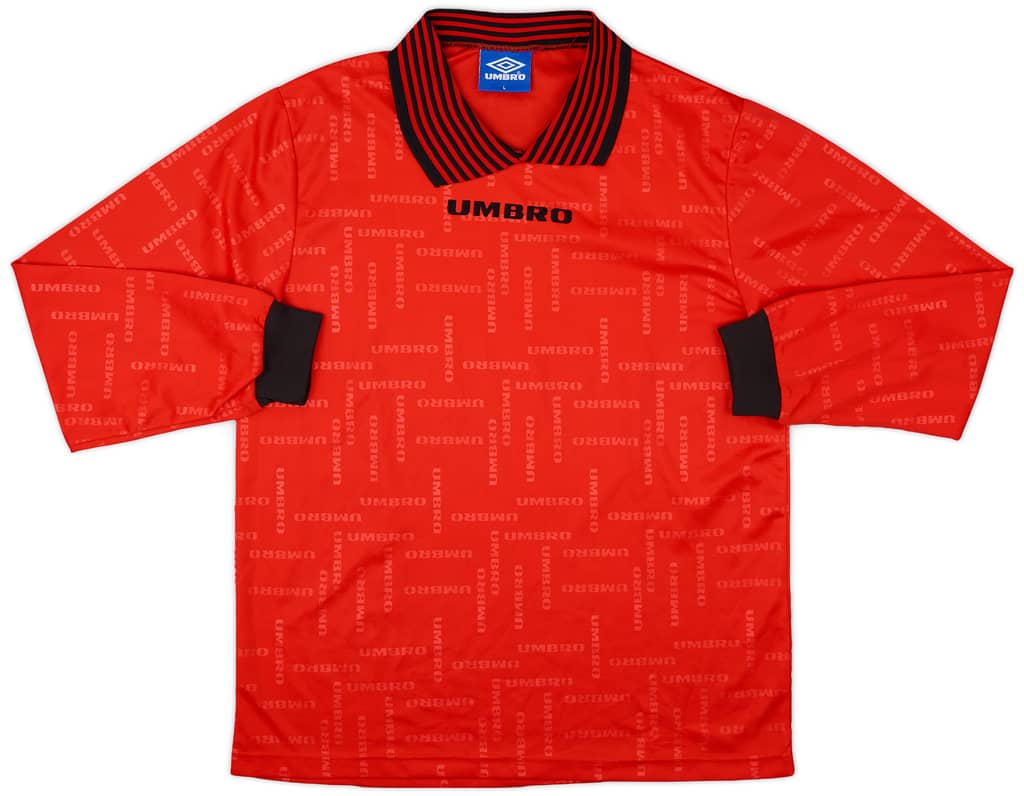 1990s Umbro Template L/S Shirt - 10/10 - (L)