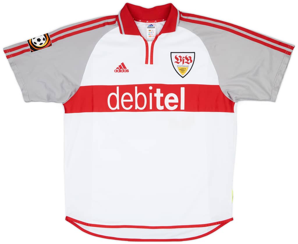 2000-01 Stuttgart Match Issue Home Shirt Ganea #11