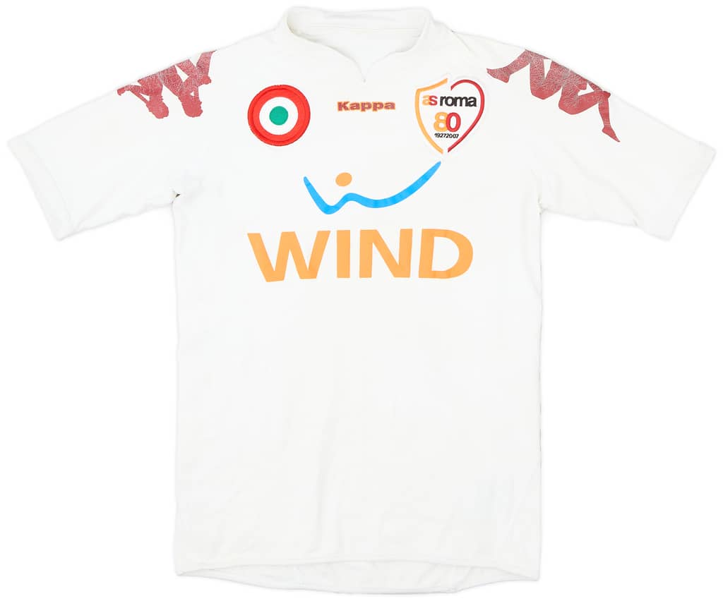 2007-08 Roma Away Shirt - 6/10 - (XS)
