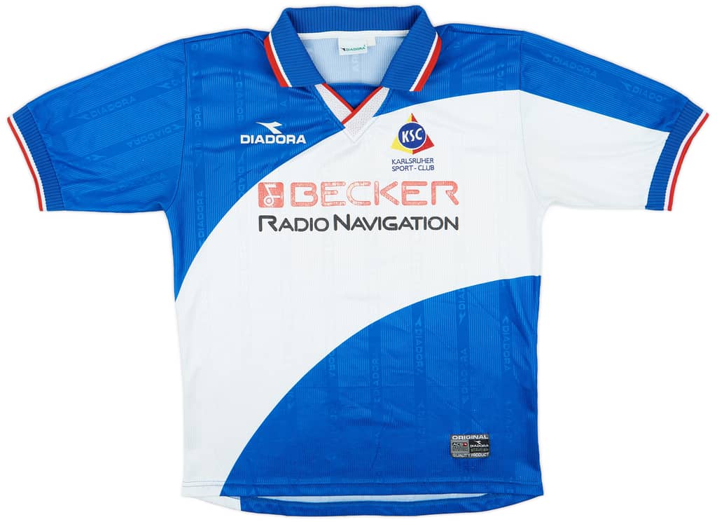 1999-00 Karlsruhe Home Shirt - 6/10 - (XL)
