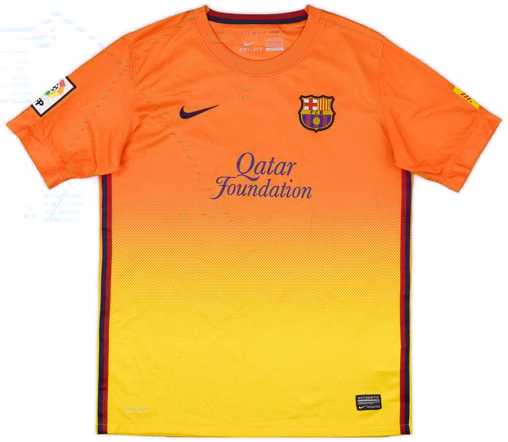 2012-13 Barcelona Away Shirt - 8/10 - (XL.Boys)