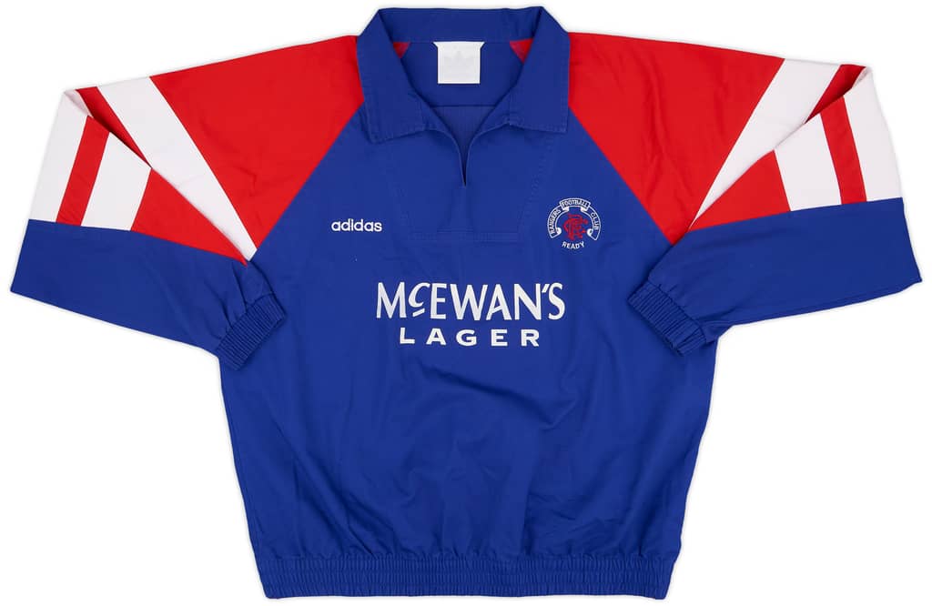 1992-94 Rangers adidas Drill Top - 8/10 - (L)