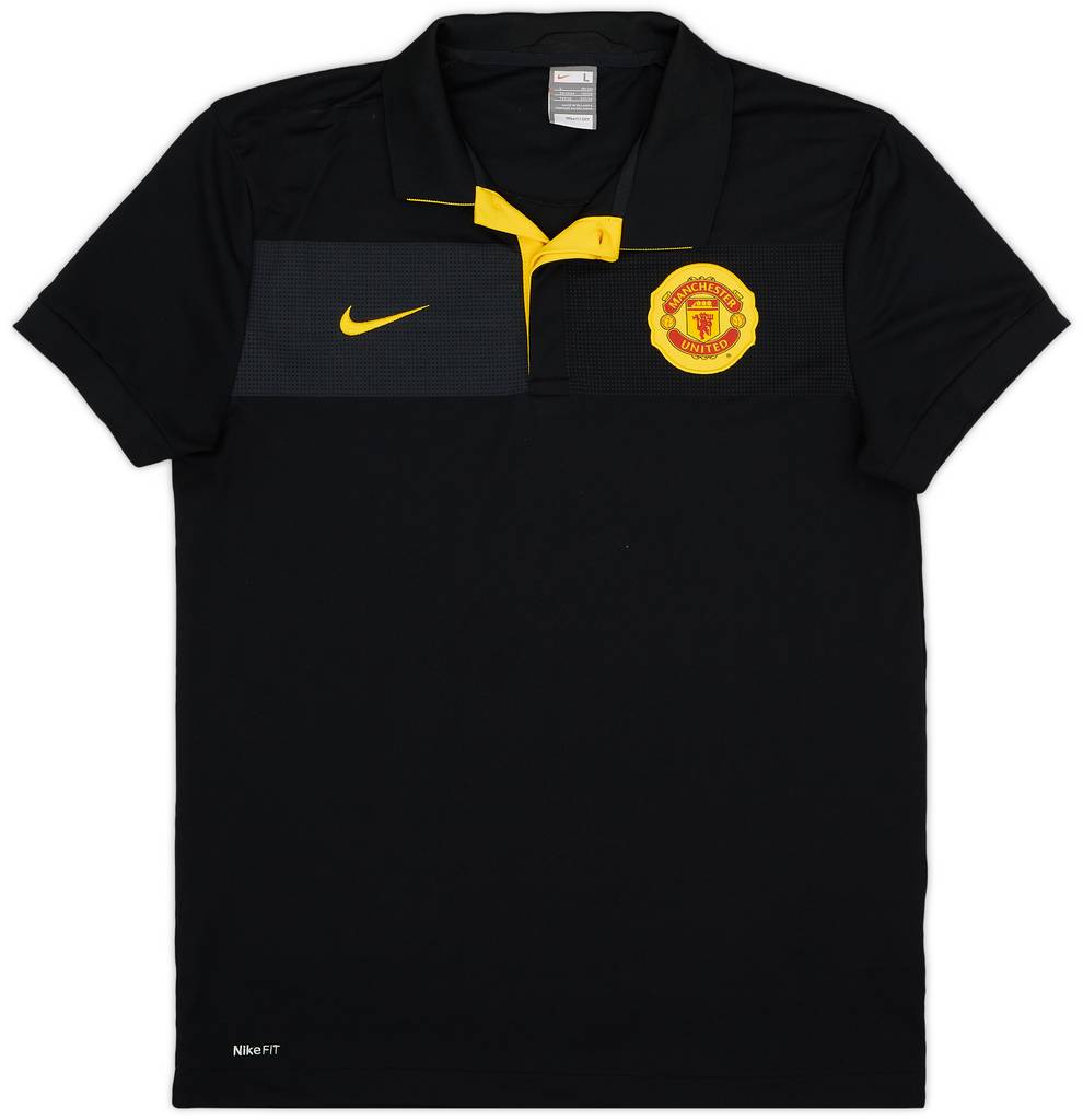 2009-10 Manchester United Nike Polo Shirt - 9/10 - (L)