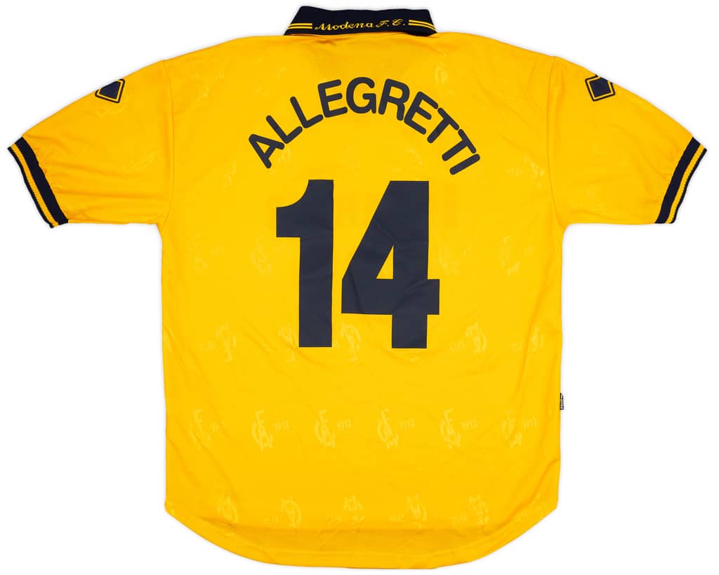 2001-04 Modena Home Shirt Allegretti #14 - 9/10 - (XXL)