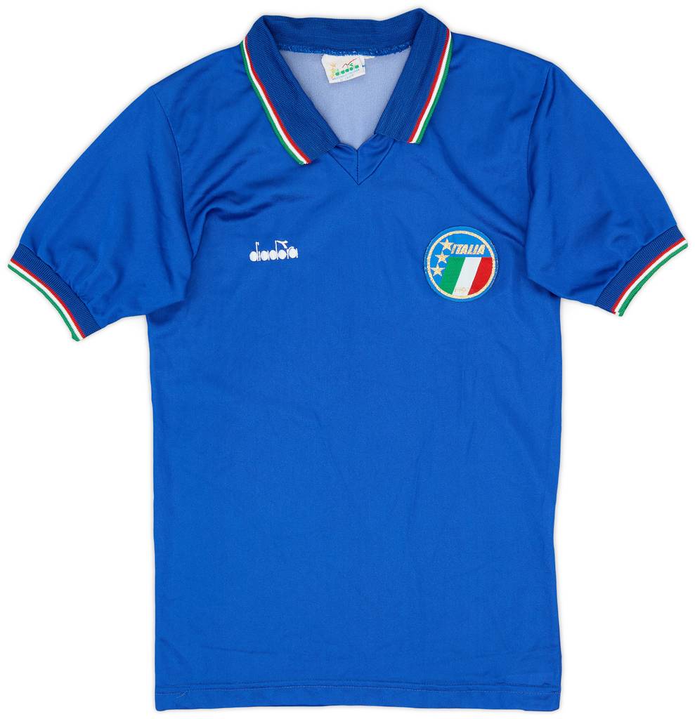 1986-90 Italy Home Shirt - 6/10 - (L.Boys)