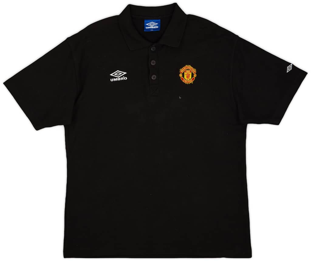 1998-99 Manchester United Umbro Polo Shirt - 7/10 - (XXL)