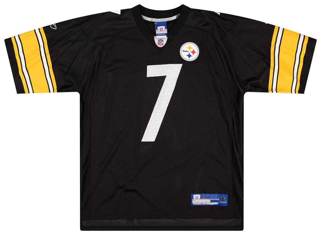 2005-06 Pittsburgh Steelers Roethlisberger #7 Reebok On Field Jersey (Home) Y
