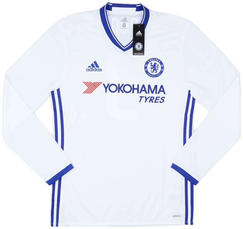 2016-17 Chelsea Player Issue Third L/S Shirt Marcos A #3 (L)