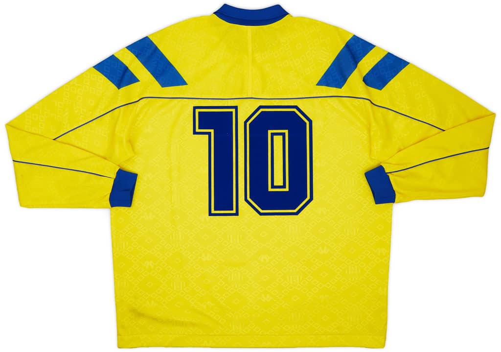 1992-94 Juventus Away L/S Shirt #10 - 7/10 - (XL)