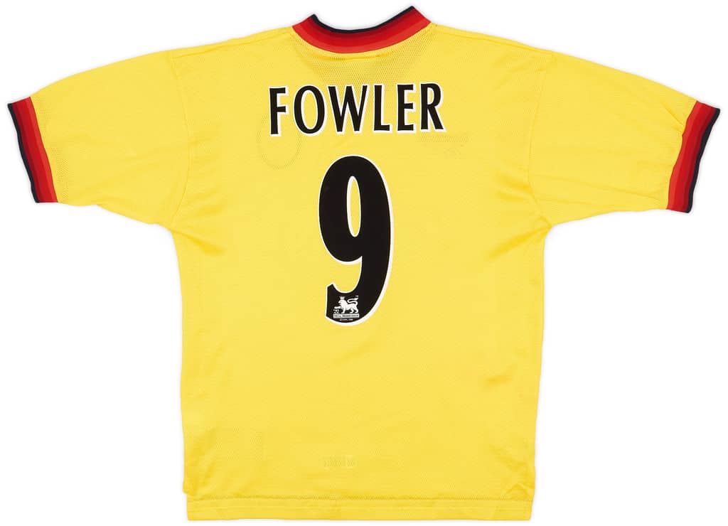 1997-99 Liverpool Away Shirt Fowler #9 - 9/10 - (M)