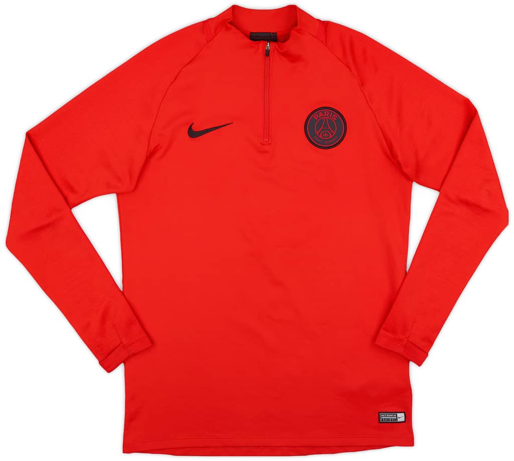 2019-20 Paris Saint-Germain 1/4 Zip Drill Top - 8/10 - (M)