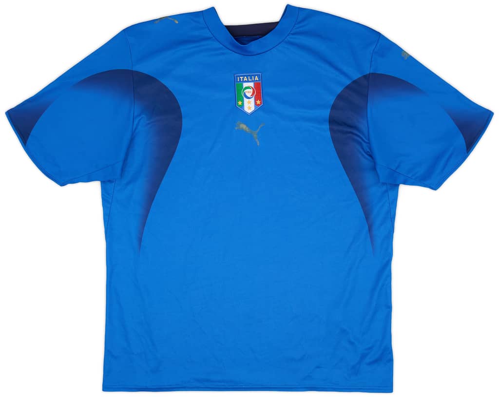 2006 Italy Home Shirt - 4/10 - (L)