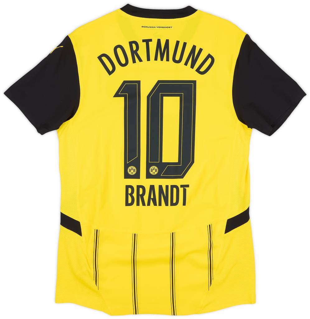 2024-25 Borussia Dortmund Authentic Home Shirt Brandt #10