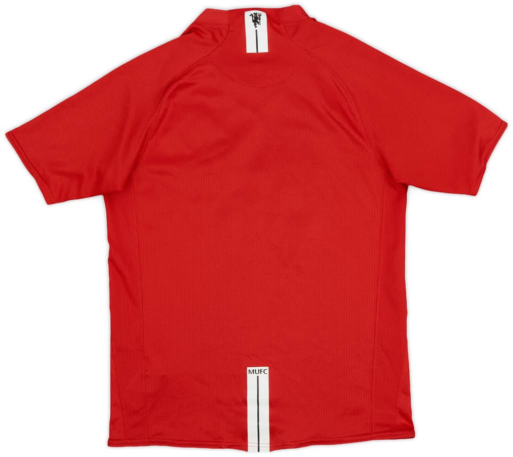 2007-09 Manchester United Home Shirt - 7/10 - (XL.Boys)