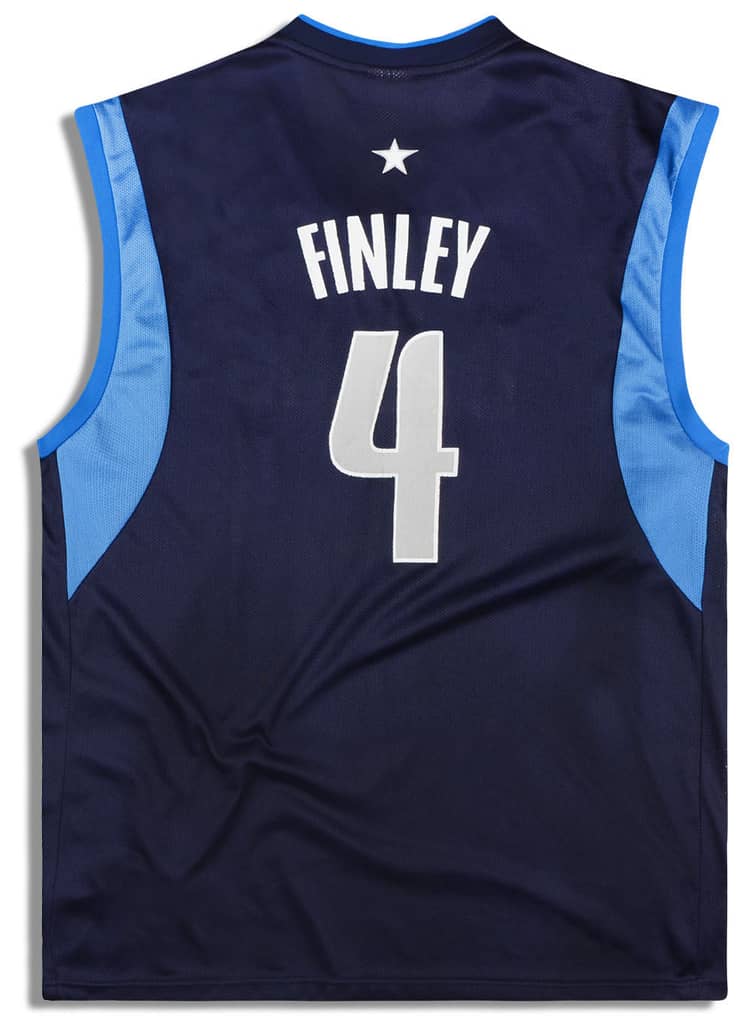 2002-05 Dallas Mavericks Finley #4 Reebok Jersey (Away) XL