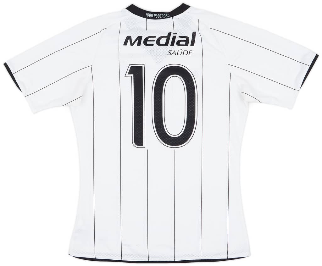 2008 Corinthians Home Shirt #10 - 6/10 - (L)