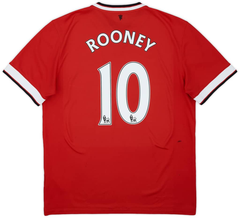 2014-15 Manchester United Home Shirt Rooney #10 - 6/10 - (L)